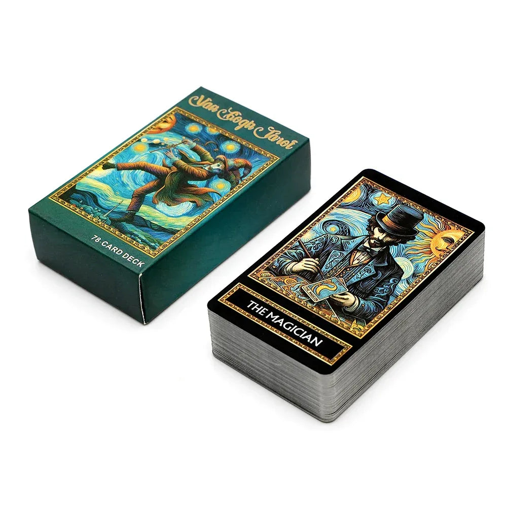 78-Card Tarot Card Deck for Portable Fortune Telling and Tabletop Play