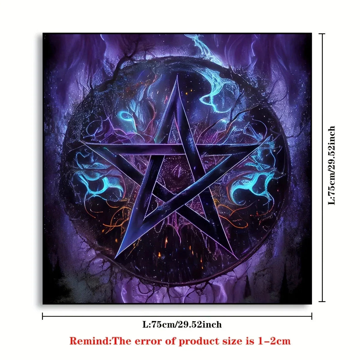 🌠 Tarot Tablecloth Astrology Witch Home Decor | Themed Altar Cloth for Christmas, Halloween, Thanksgiving & Spiritual Events YLB-1045