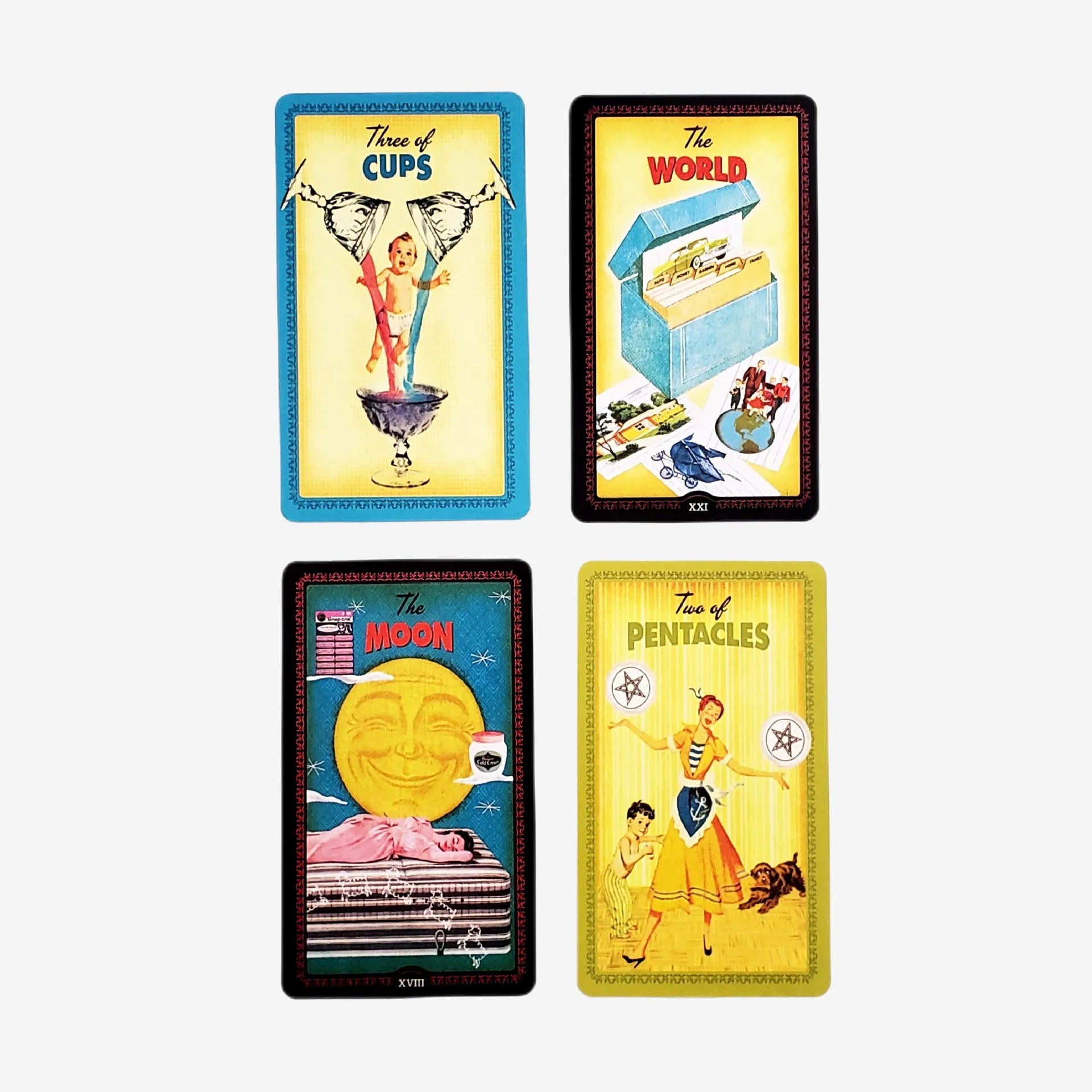 The Housewives Tarot Cards – 78-Card English Edition Divination Deck for Family Parties and Board Games