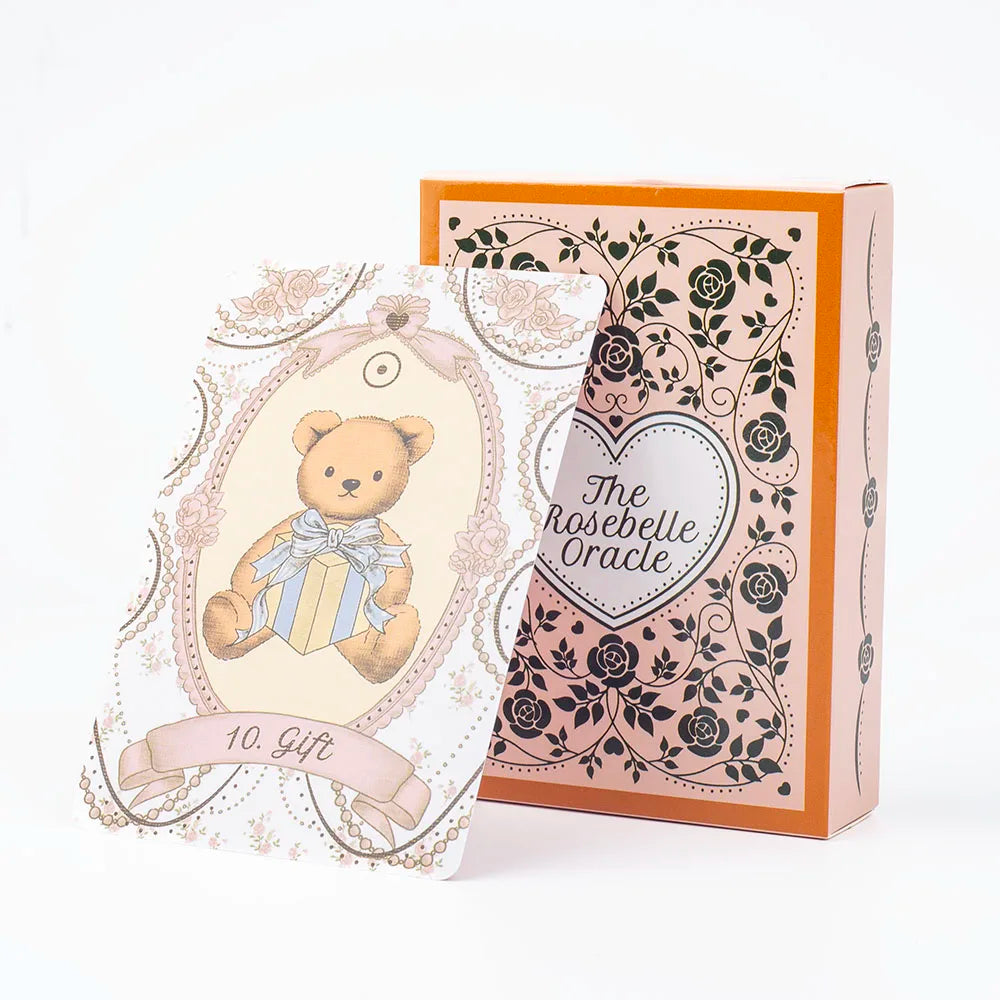 🌹 The Rosebelle Oracle Cards – 65-Card English Version Oracle Deck for Divination, Party, and Desktop Entertainment