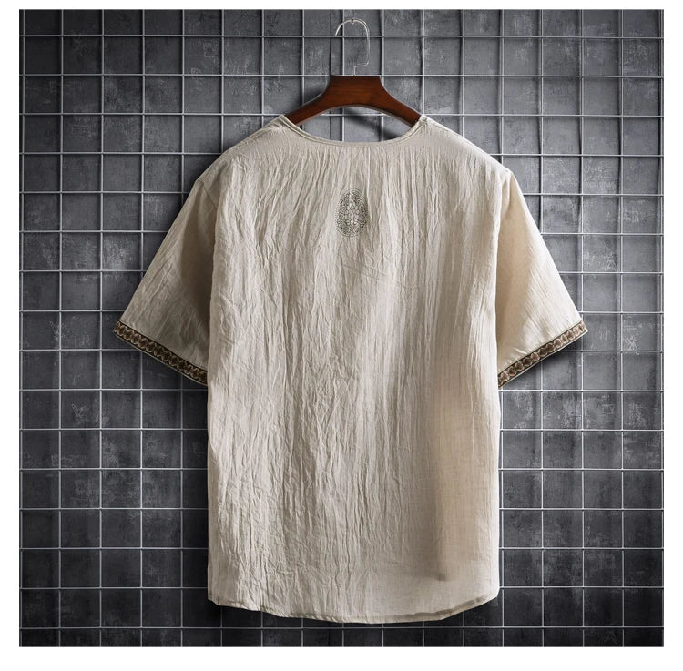 ✨ The Seoul Minimalist: Premium Men’s Plus Size Hawaiian Shirt (M-5XL) – Ultra-Lightweight Solid Color Fabric, Korean "Clean Fit" Aesthetic, and Breathable Short-Sleeve Casual Button-Down