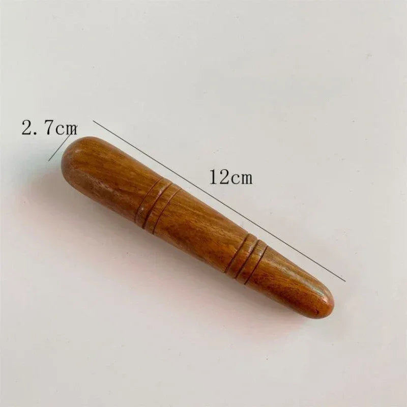 Wooden Acupuncture Massage Stick – Spa Muscle Stick for Fascia, Acupoint, Trigger Point, Foot and Body Massage﻿