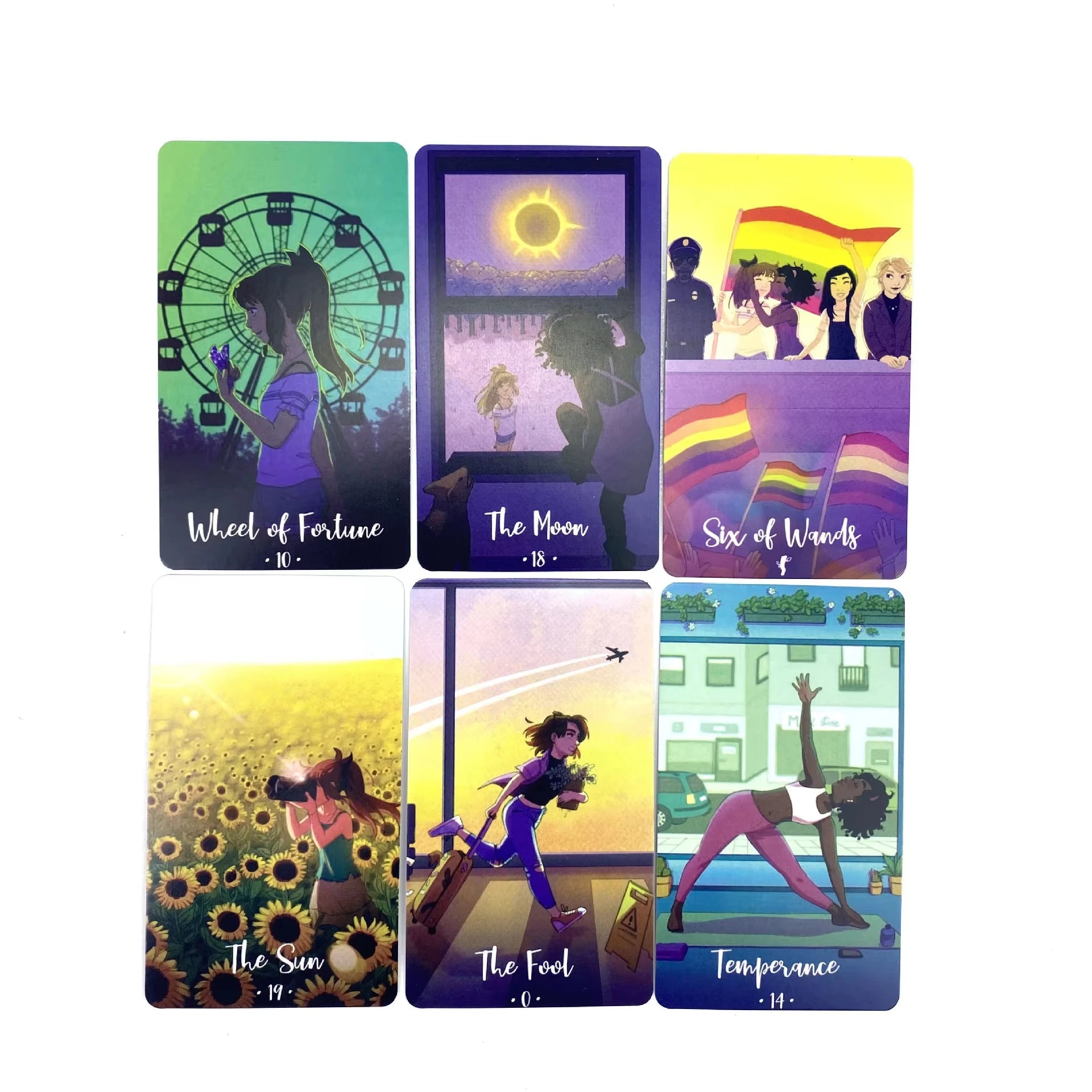 🔥Cosmic Cycles Oracle Cards | 78pcs English Version Divination Deck for Fortune Telling & Family Readings