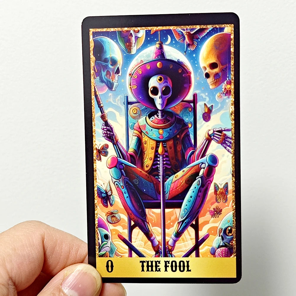 👽 Alien Tarot Cards – 78-Card Deck Inspired by Rider Waite System | Cosmic and Mysterious Tarot for Guidance