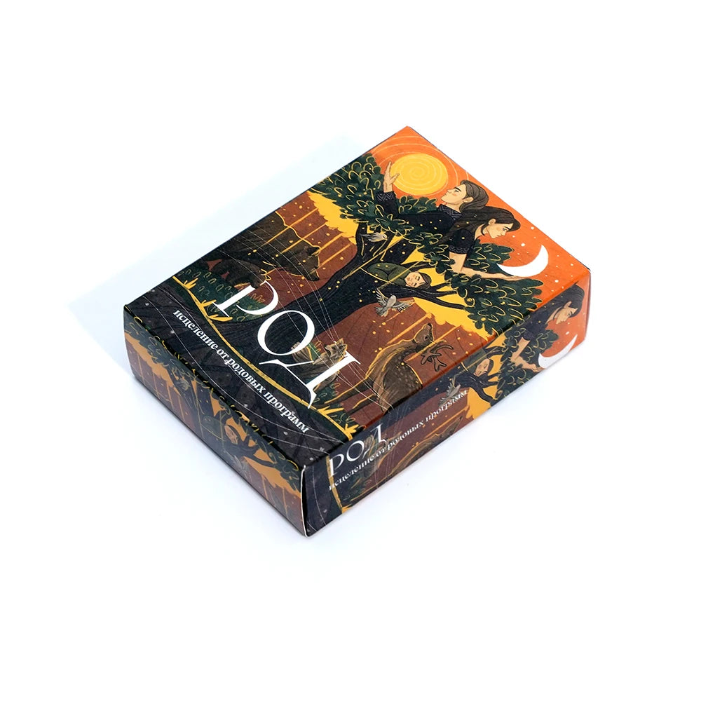 🃏 TAPO POI Tarot Deck – 78 Cards | Russian Edition | Healing from Ancestral Programs | Fate Divination & Multiplayer Board Game | Paper Instruction Guide Included | Family & Party Fun