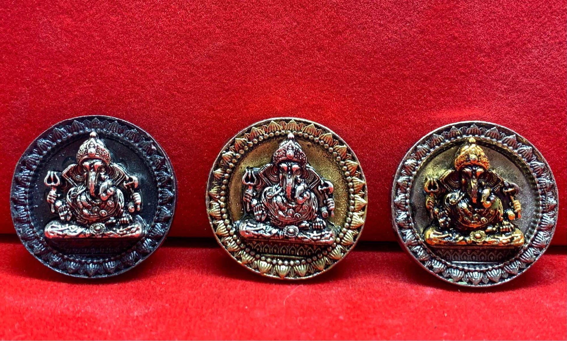 Sacred Two-Piece Ganesha Statue – Billion Fortune Edition, Blessed by Luang Pu Mun, Wat Ban Chan, Sisaket