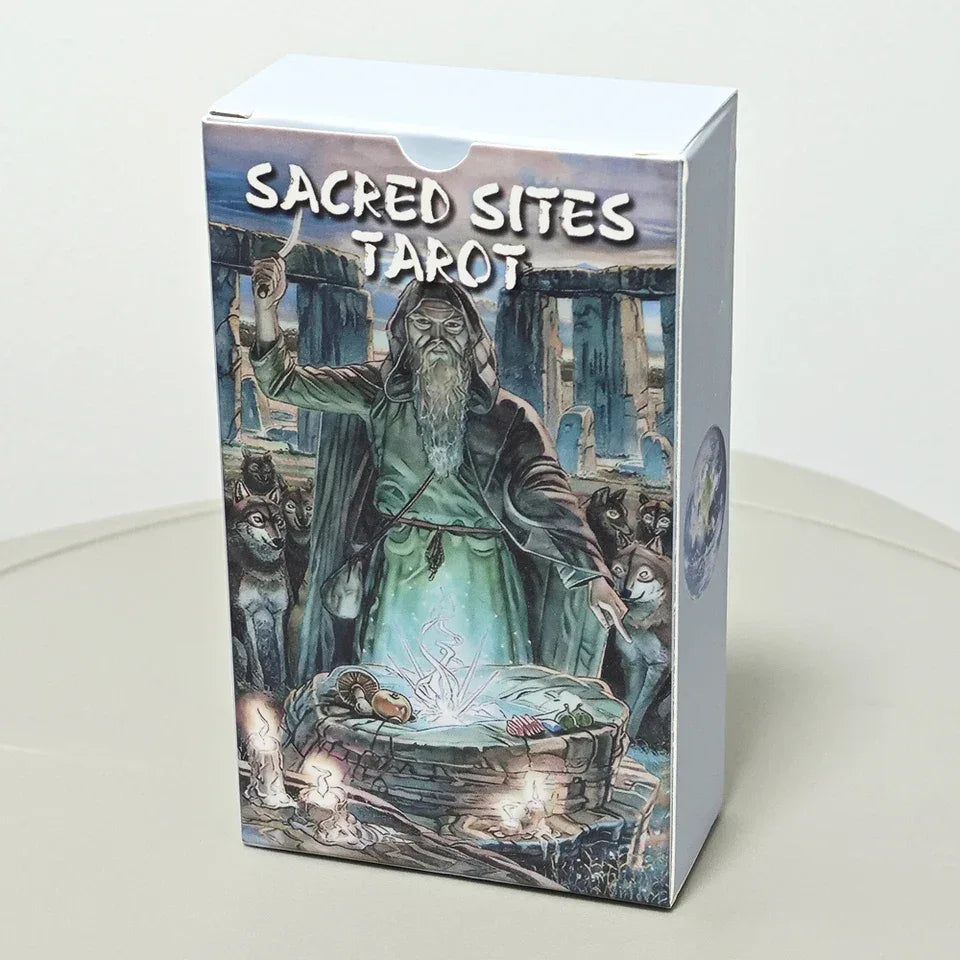 🏛️ Sacred Sites Tarot Deck – 78 Colorful Tarot Cards | Connect with Ancient Wisdom of Temples, Shrines & Sacred Places