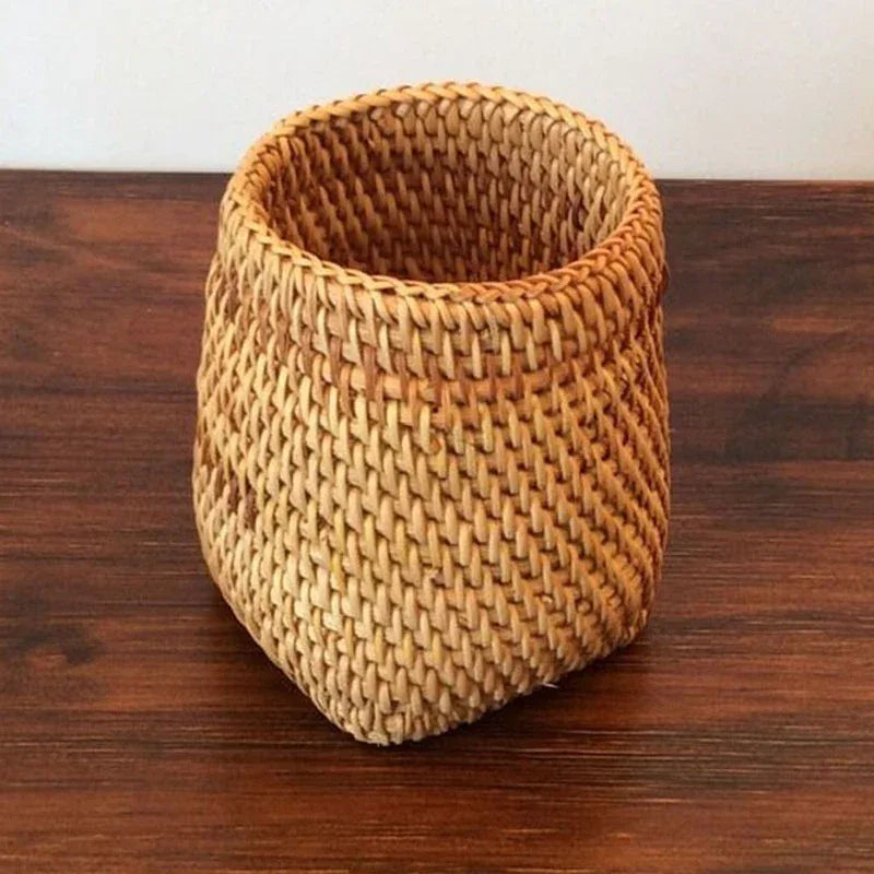 🌿 Natural Autumn Vine Rattan Storage Baskets – Versatile Organizer for Kitchen & Home | Perfect for Cutlery & Tableware | Free Shipping