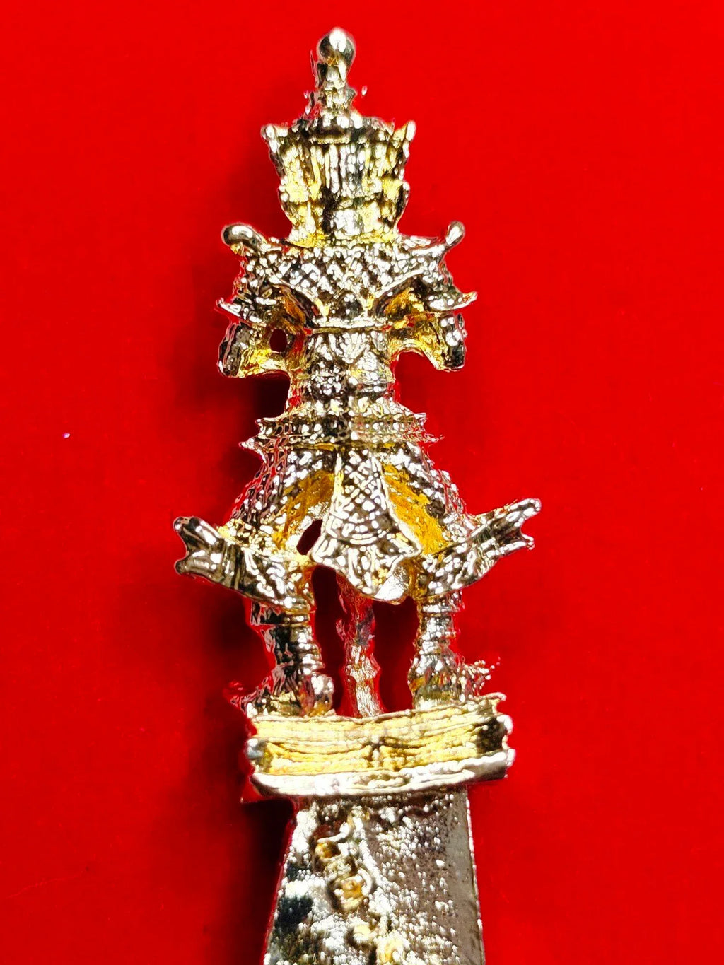 🔪 Maha Mongkol Spirit Knife (Mit Mor) "Cut Obstacles" Edition: Phor Than Phon (Wat Thung Nari) – Exorcism, Luck & Black Magic Protection