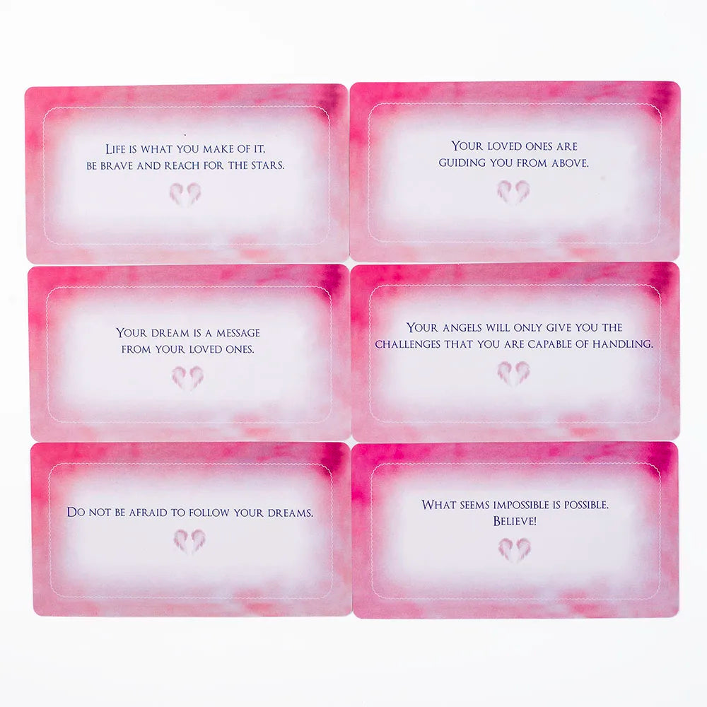 ✨ Angel Wishes 40 Affirmation Tarot Cards – 11 × 6 cm Inspirational Deck for Daily Guidance & Spiritual Empowerment