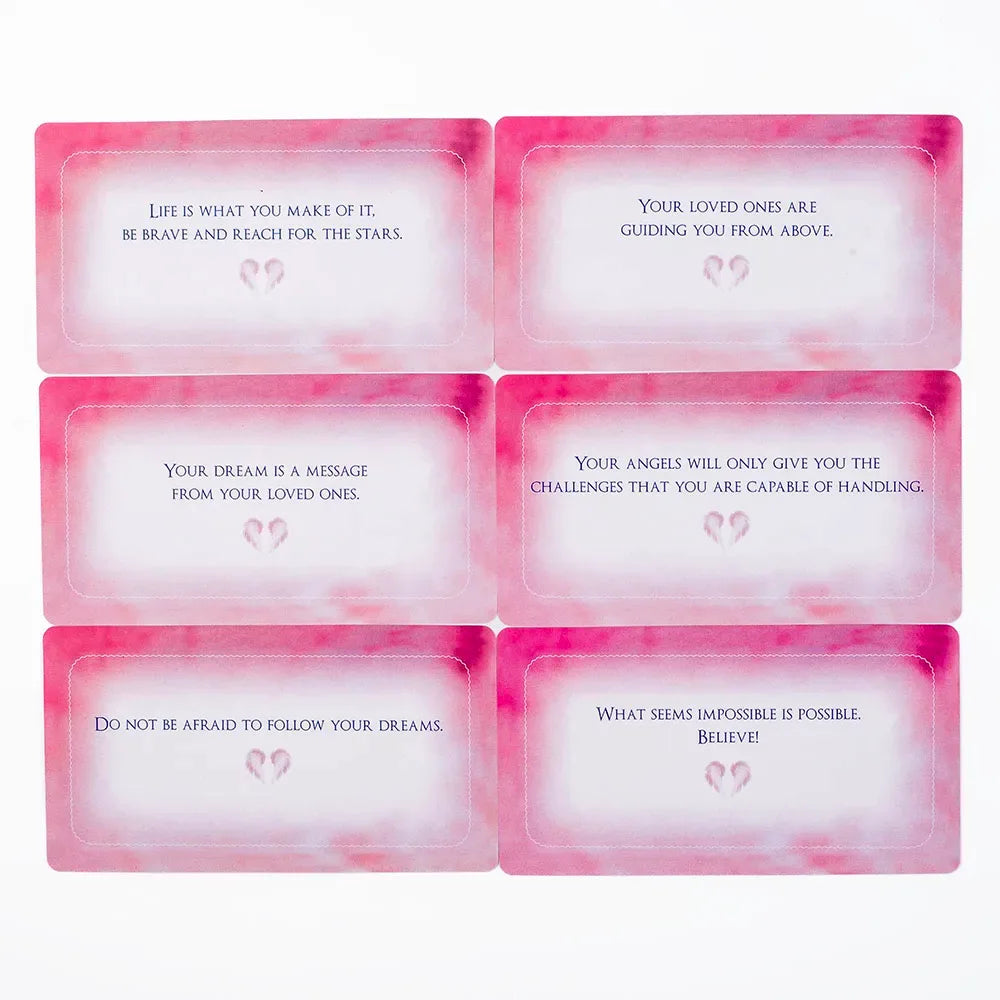 Angel Affirmation Tarot Cards - 40 Inspirational Deck for Daily Guidance and Spiritual Empowerment (11 x 6 cm)