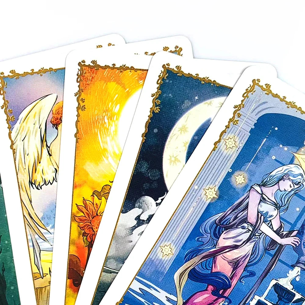 🔥 Hot-selling Tarot Cards | English Version Mysterious Divination Card Game – Fun Holiday Party Game for Family & Friends