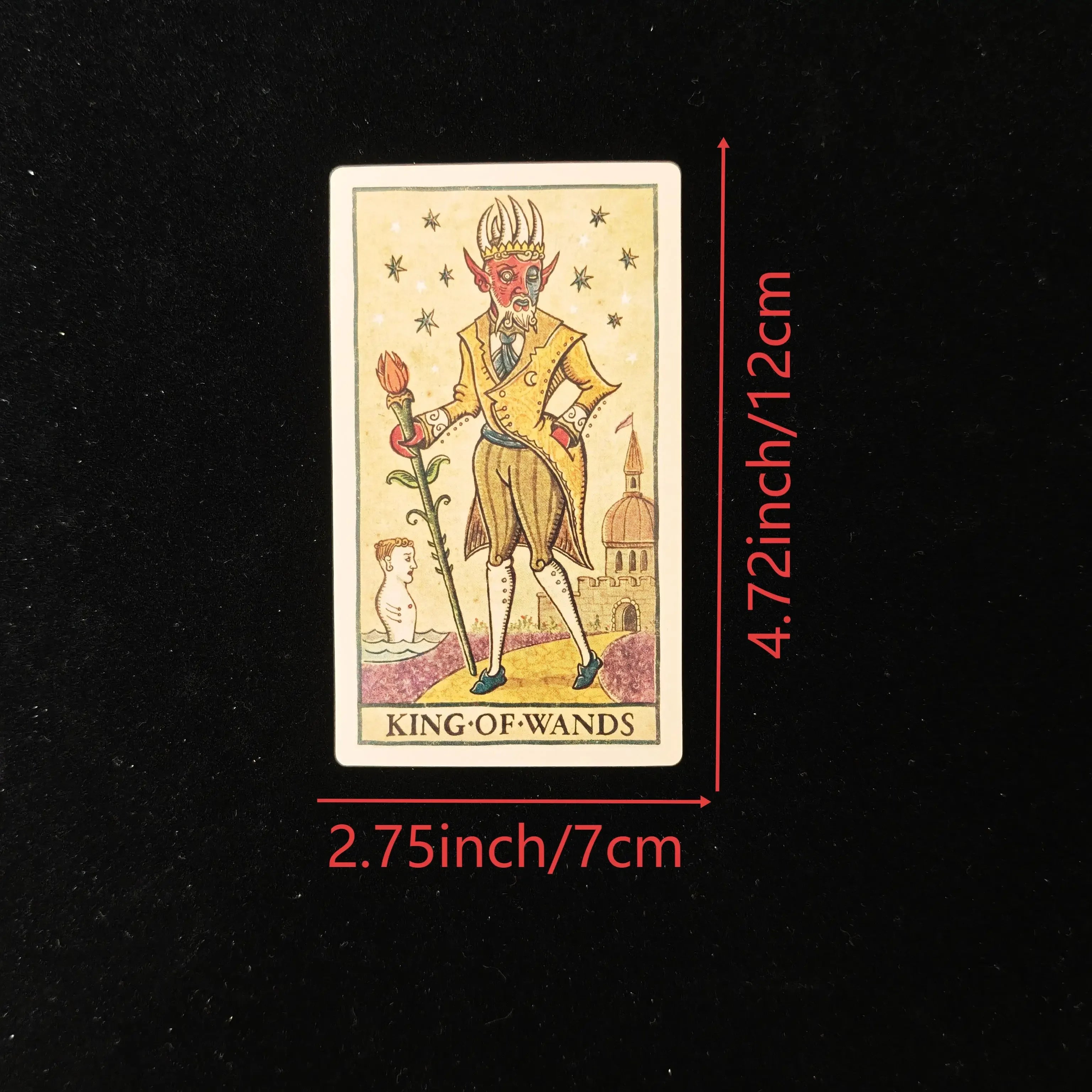 🌜 Trionfi della Luna Tarot Deck – 78 Cards English Version Marseille-Style Beginner Friendly Unique Art by Patrick Valenza 12 x 7 cm Guidebook Included