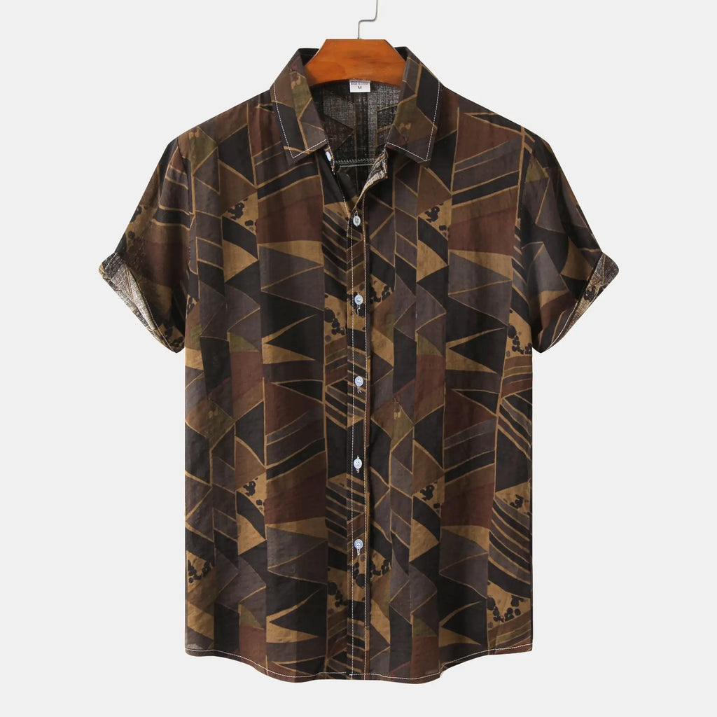 🏝️ The Y2K-Luxe Horizon Hawaiian Shirt: Premium Men’s Oversized Vintage Top – High-Definition Graphic Print, Ultra-Breathable Cooling Fabric, and Signature Harajuku-Style Loose Fit (S-6XL)
