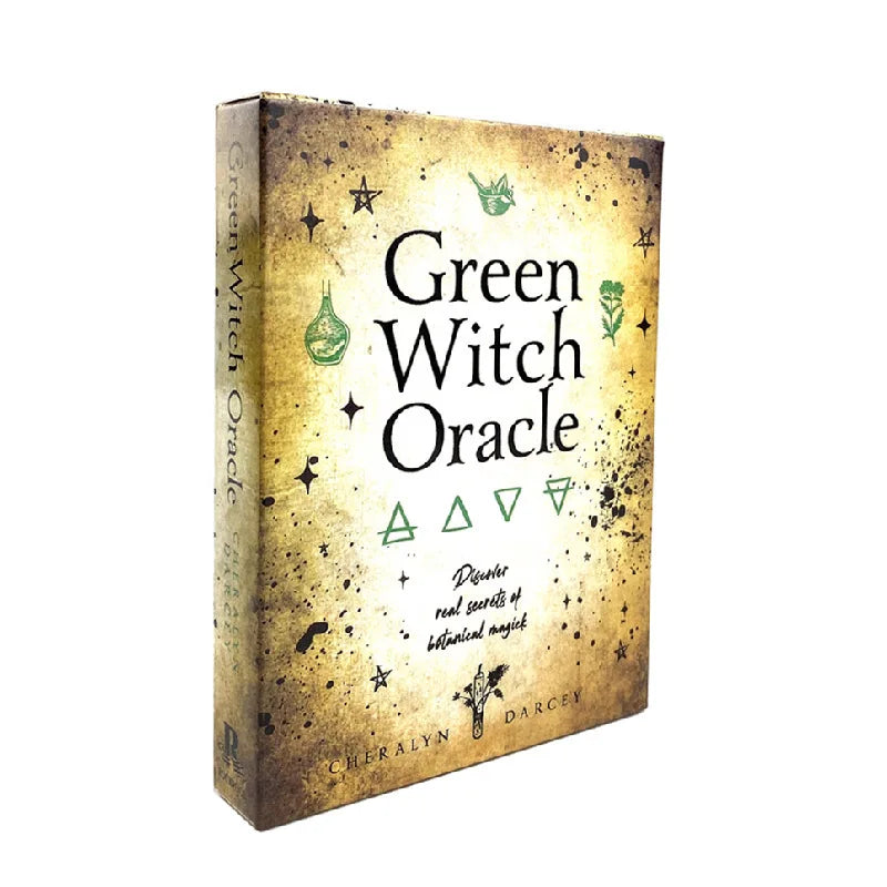 The Green Witch’s Oracle Deck – 50 Cards with Natural Magic Wisdom, English Edition for Divination & Spiritual Growth