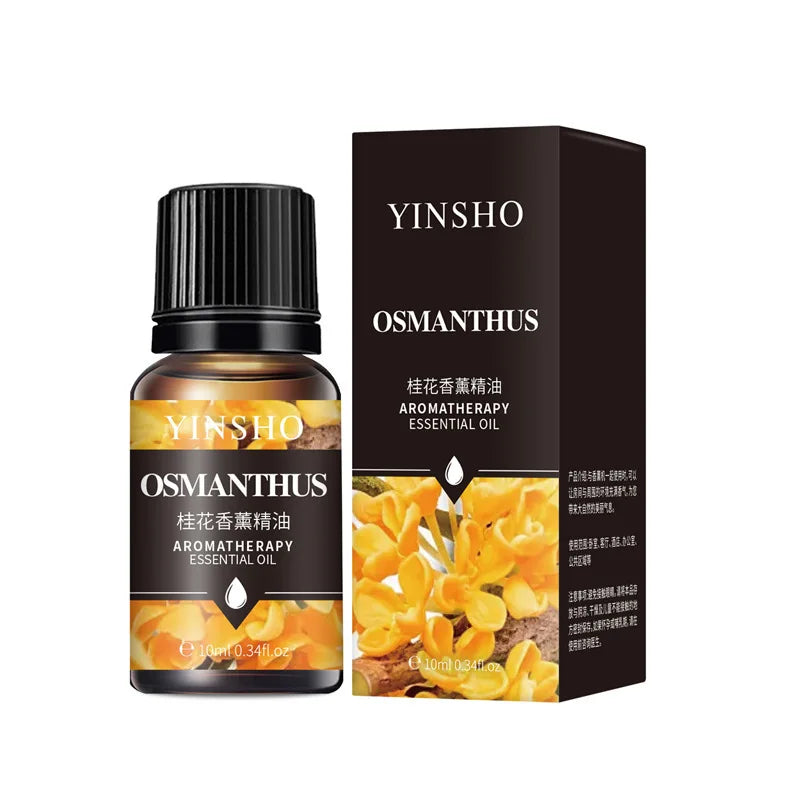 🌟 17 Flavors 10ml Essential Oils for Aroma Diffuser – Water-Soluble Natural Fragrance Oils for Home and AirHumidifier﻿ Osmanthus