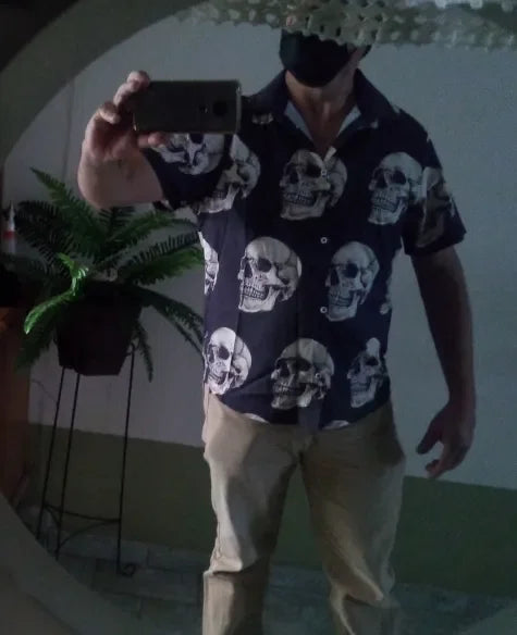 🐉 The Draconian Legacy: Premium Men’s Y2K Vintage Dragon Print Hawaiian Shirt – High-Definition Oriental Dragon Graphic, Ultra-Breathable Performance Fabric, and Sophisticated Urban Social Wear Short-Sleeve Button-Down (S-5XL)