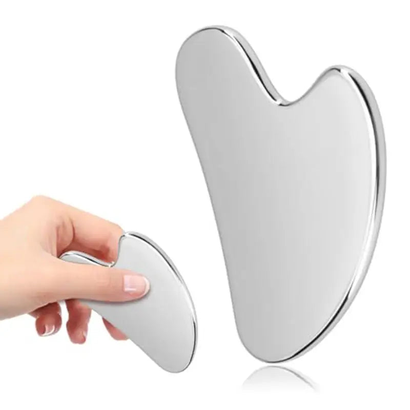 Stainless Steel Gua Sha Scraper Massager – Manual Facial & Body Guasha Tool for Muscle Relief, Lymphatic Drainage, and Skin Care﻿
