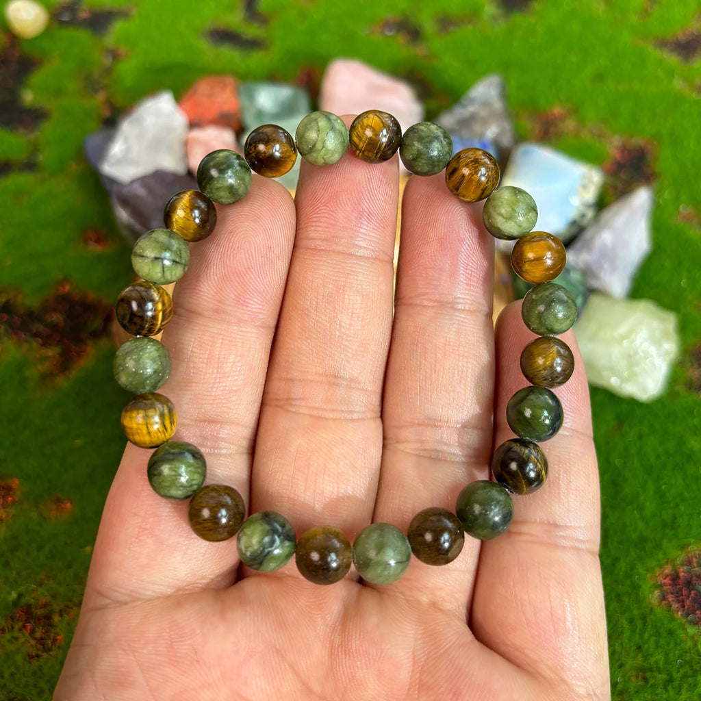 💰 Money Stone and Natural Stone Bracelet – Wealth, Richness & Prosperity All-Season Stylish Gemstone Jewelry