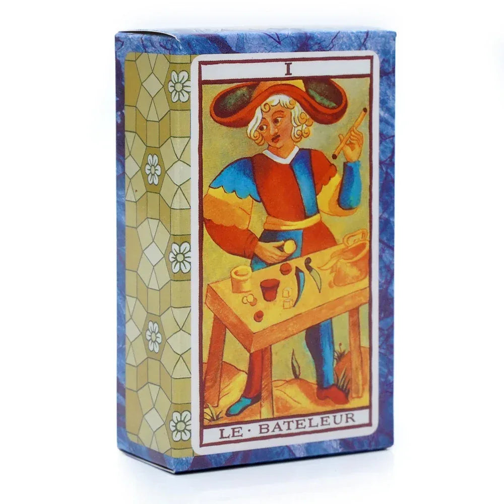 ☀️ Spanish Esoteric Tarot Deck with Included Instructions | El Sol﻿ Design | Divination Cards for Spiritual Readings light green