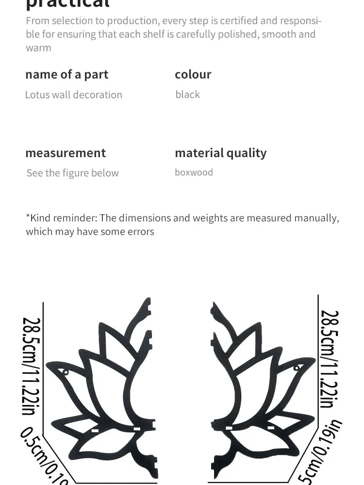 Wooden Lotus Aromatherapy Organizer – Hollow Decorative Rack with Essential Oil & Candle Holder for Wall-Mounted Corner Spaces