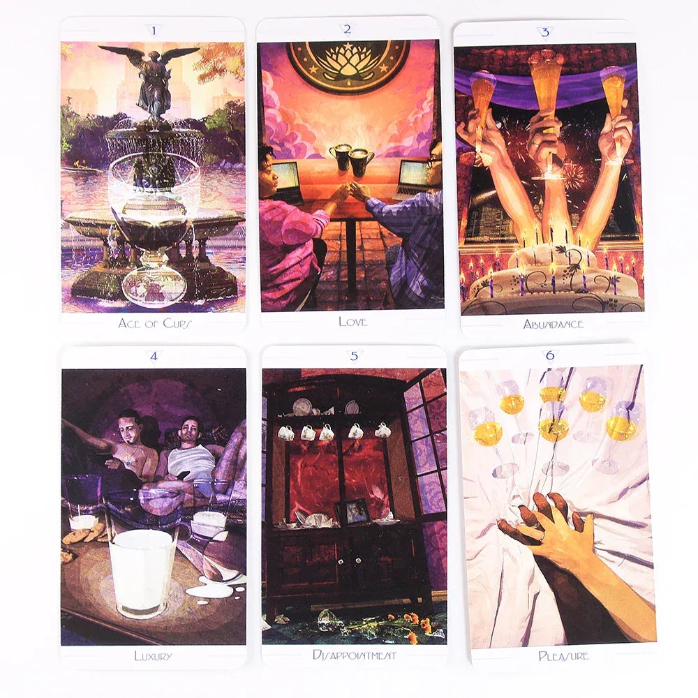 Urban Tarot Deck by Robin Scott - Modern Illustrated 78-Card Deck with 84-Page Guidebook