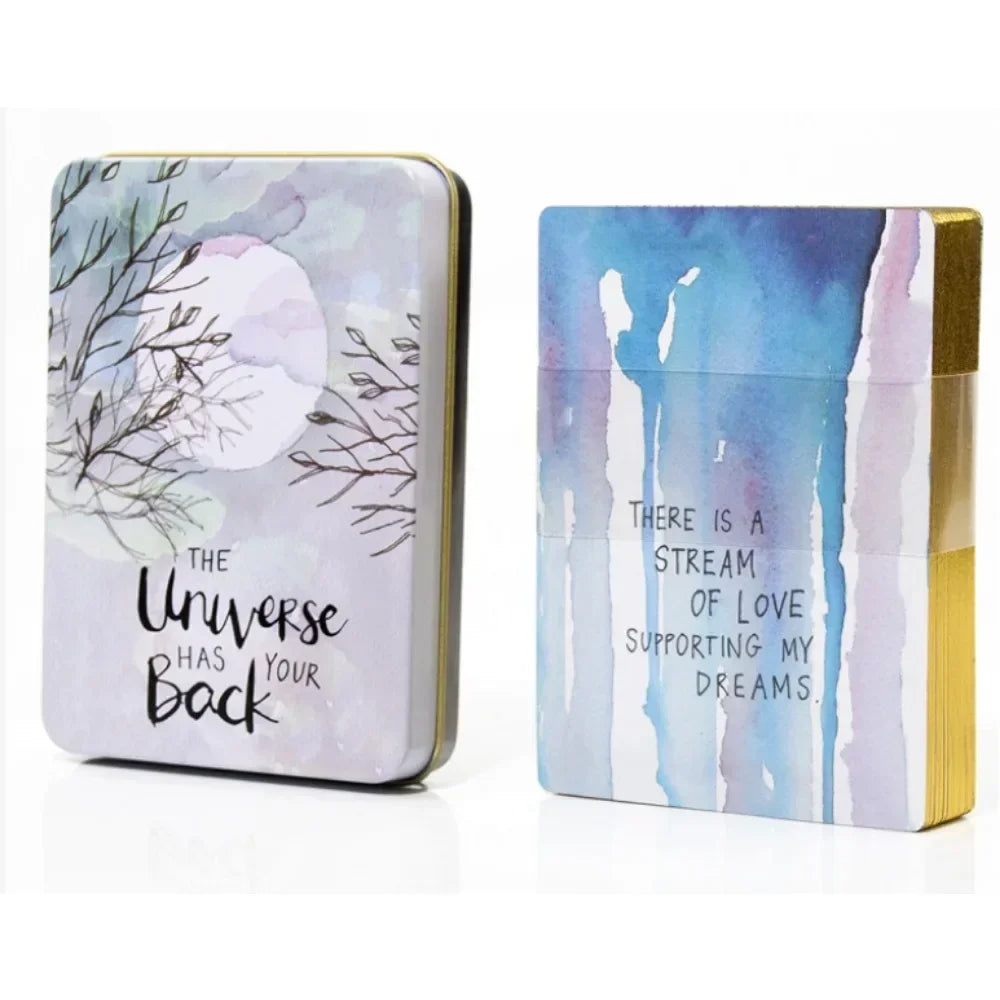 Wondering Spirit Tarot Deck – 78 Gold-Edged Cards in Durable Tin Box