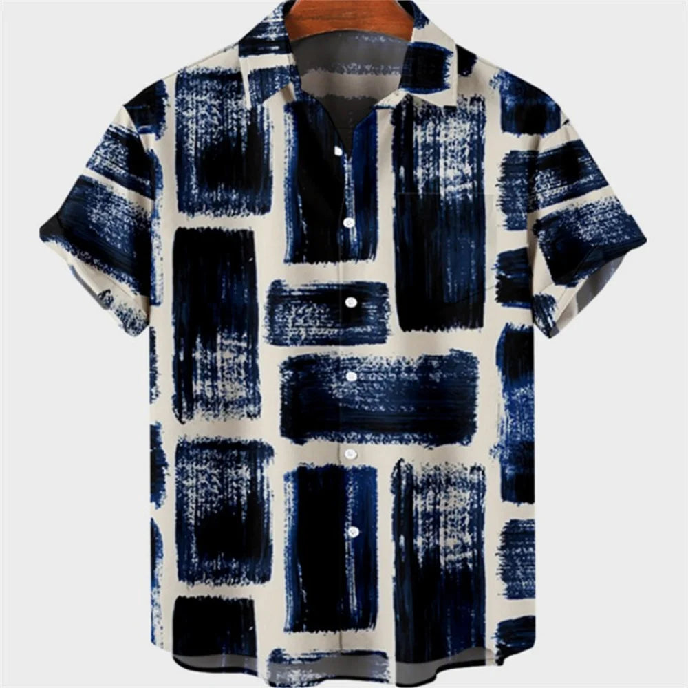 🏝️ The Dasan Majestic Edition: Ultra-Luxury Men’s High-End Hawaiian Shirt – High-Definition Floral & Ethnic Graphic Print, Premium Cooling Performance Fabric, and Sophisticated Resort-Luxe Button-Down