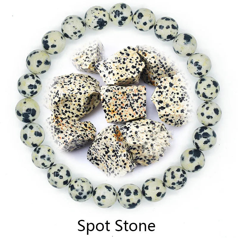 ✨ Natural Stone Protection Bracelet – Dragon Blood Beads, Quartz & Onyx Stretch Jewelry for Men & Women – Healing Reiki & Yoga Energy Bracelet 28 Spot Stone