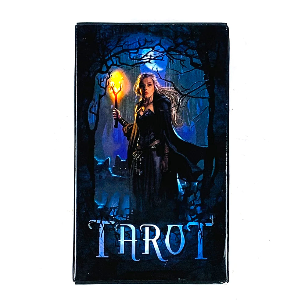 🔥Hot Selling Tarot Cards | 78-Card Oracle Deck for Leisure Entertainment – Family Gathering Divination & Tarot Board Game