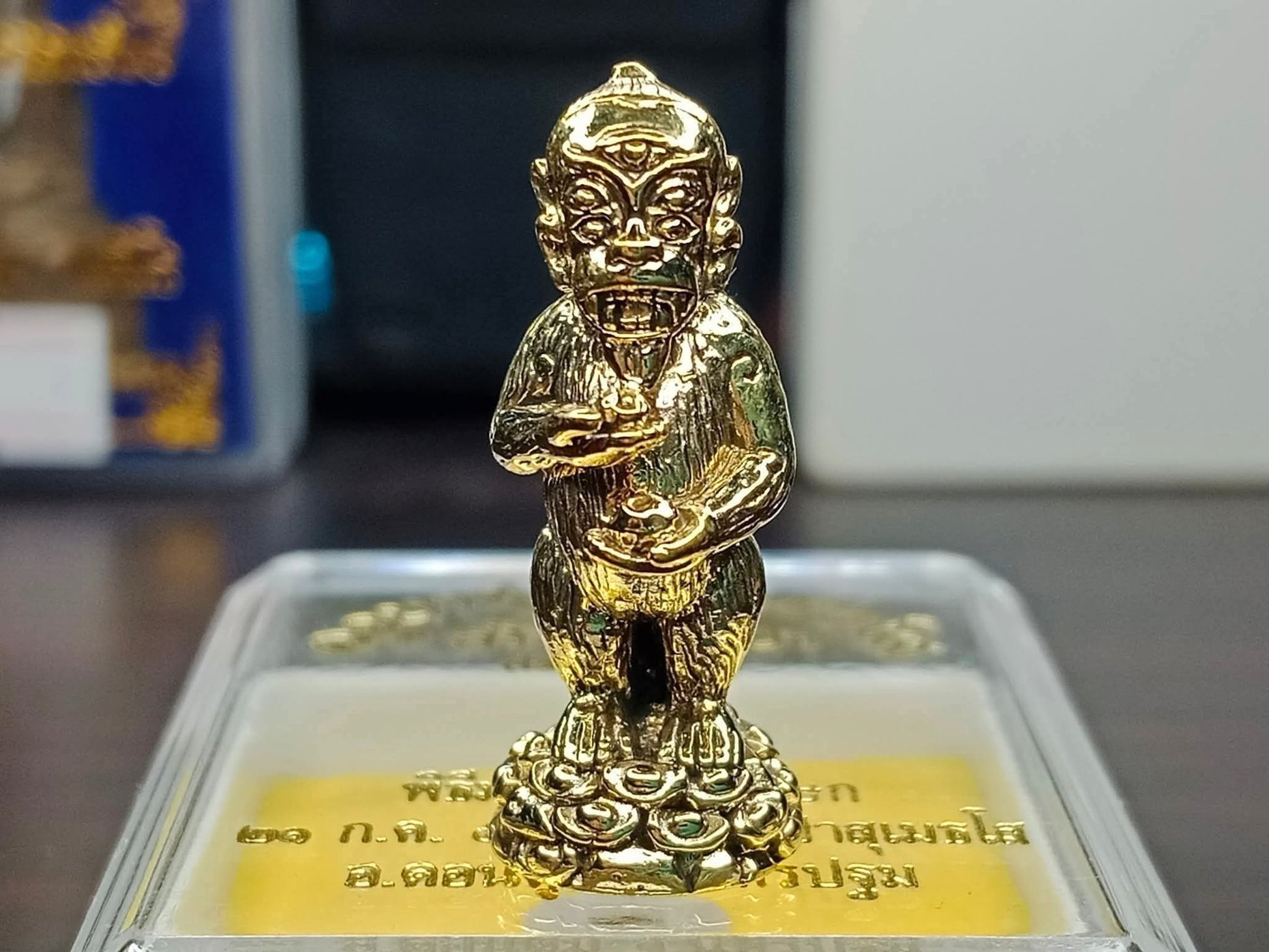 ✨ Si Hu Ha Ta Divine Fortune Amulet – White Bronze Sacred Talisman, Forest Creation Edition by Kruba Subin Sumethso (Year 2012)