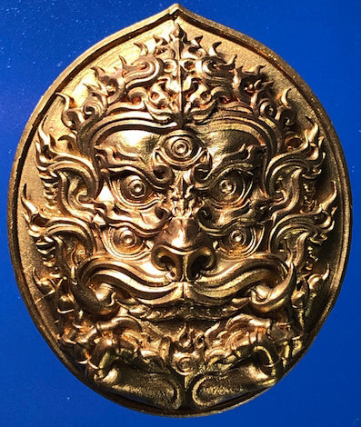 🪙Si Hu Ha Ta “Stairway to Heaven” – Bronze Four‑Ears Five‑Eyes Prosperity Amulet (Large Print), Kruba Boonyang, Wat Huai Nam Un, Lamphun