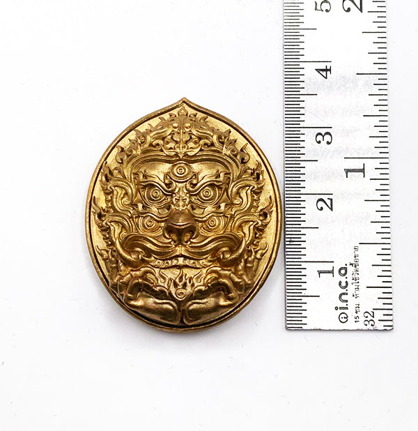 🪙Si Hu Ha Ta “Stairway to Heaven” – Bronze Four‑Ears Five‑Eyes Prosperity Amulet (Large Print), Kruba Boonyang, Wat Huai Nam Un, Lamphun