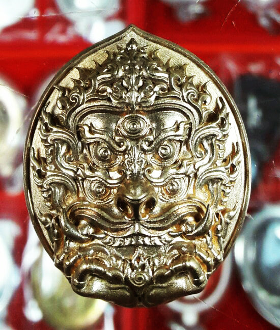 🪙Si Hu Ha Ta “Stairway to Heaven” – Bronze Four‑Ears Five‑Eyes Prosperity Amulet (Large Print), Kruba Boonyang, Wat Huai Nam Un, Lamphun