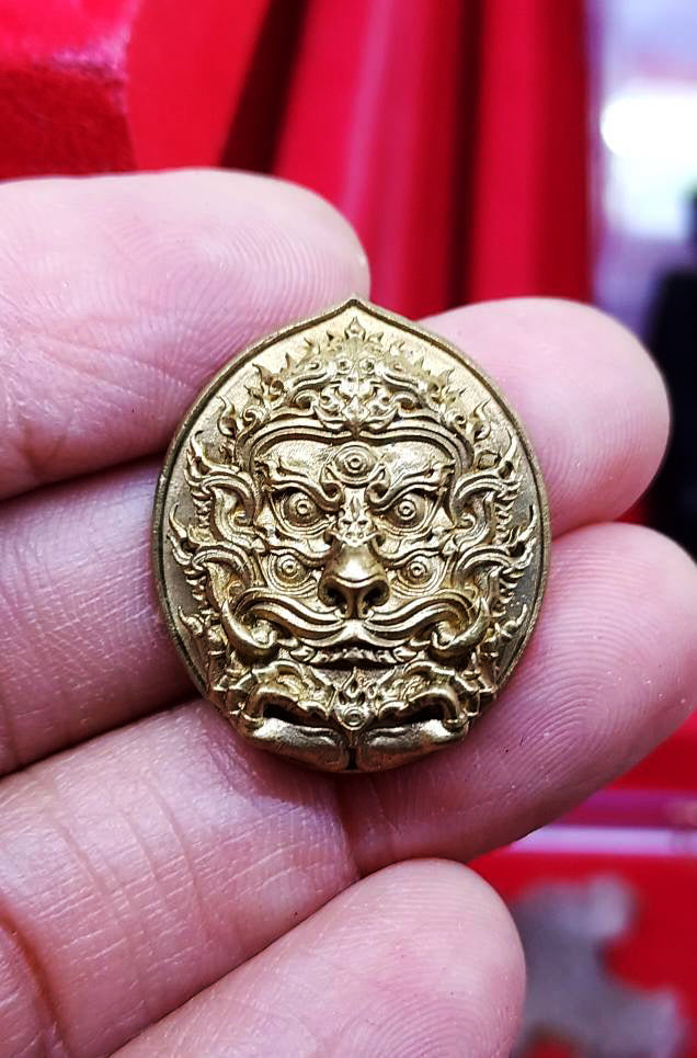 🪙Si Hu Ha Ta “Stairway to Heaven” – Bronze Four‑Ears Five‑Eyes Prosperity Amulet (Large Print), Kruba Boonyang, Wat Huai Nam Un, Lamphun