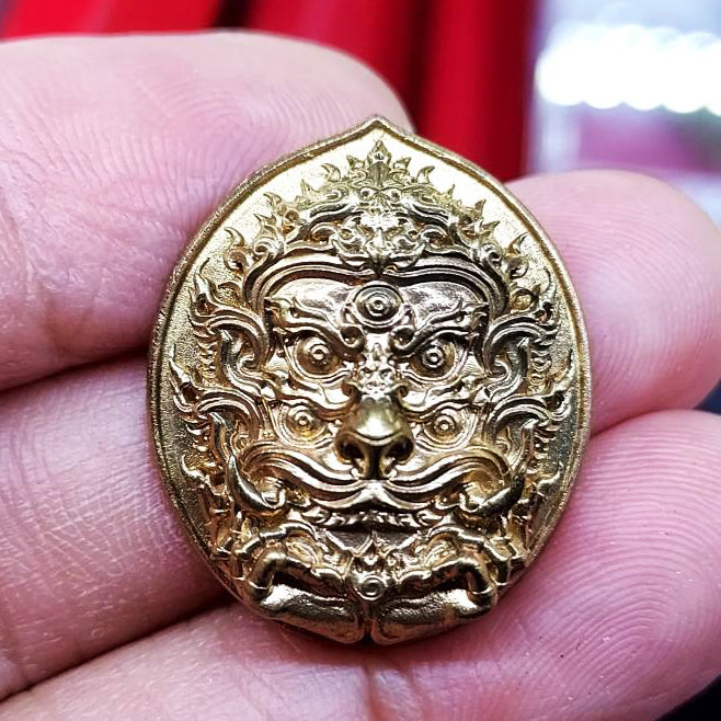 🪙Si Hu Ha Ta “Stairway to Heaven” – Bronze Four‑Ears Five‑Eyes Prosperity Amulet (Large Print), Kruba Boonyang, Wat Huai Nam Un, Lamphun