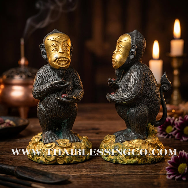 👹💰 Si Hu Ha Ta (The Five-Eyed, Four-Eared Deity) – "Sang Suan Pa" (Wai Kru 55) Edition – Kruba Subin Sumetso – The Divine Engine for Converting Challenges into Pure Gold, Supreme Luck, and Unstoppable Life Elevation!