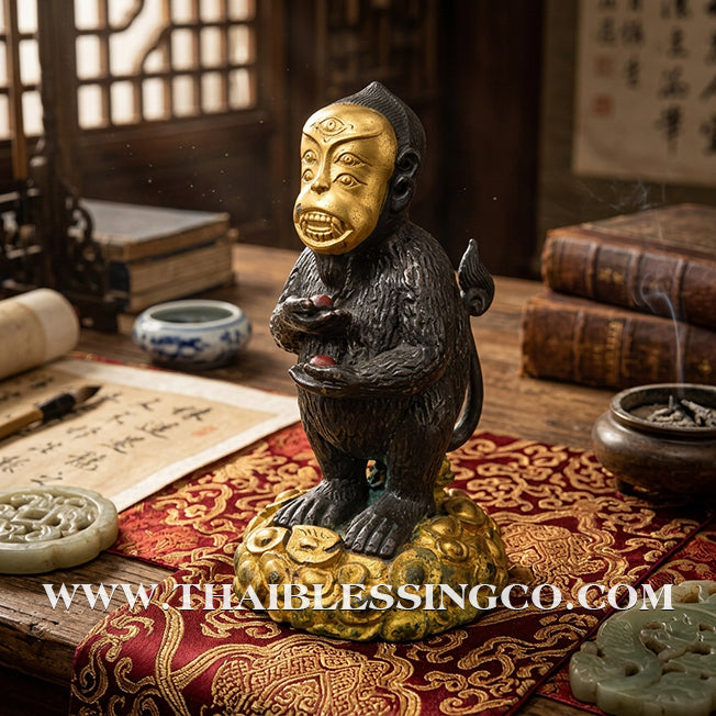 👹💰 Si Hu Ha Ta (The Five-Eyed, Four-Eared Deity) – "Sang Suan Pa" (Wai Kru 55) Edition – Kruba Subin Sumetso – The Divine Engine for Converting Challenges into Pure Gold, Supreme Luck, and Unstoppable Life Elevation!