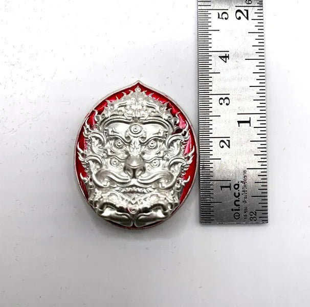 🪙 Si Hu Ha Ta “Stairway to Heaven” – Four‑Ears Five‑Eyes Prosperity Amulet by Kruba Boonyang, Wat Huai Nam Un, Lamphun (B.E. 2556) Large: 3 cm