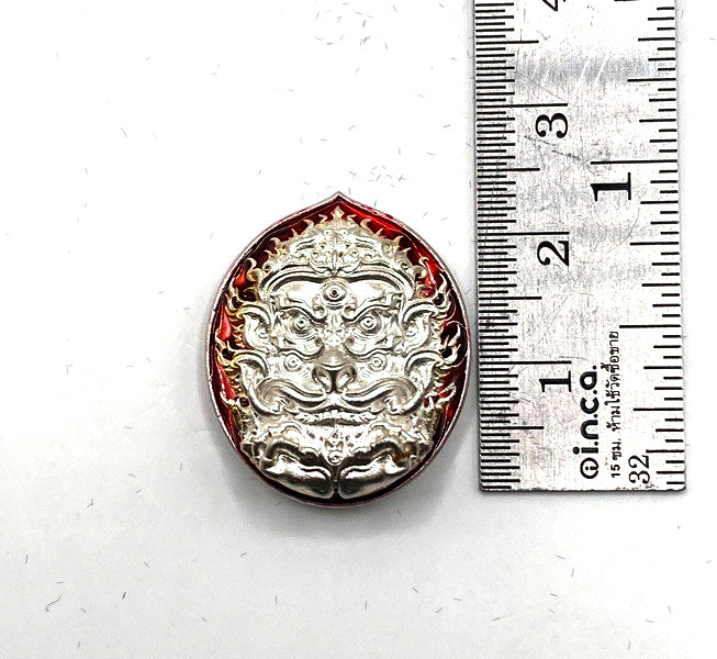 🪙 Si Hu Ha Ta “Stairway to Heaven” – Four‑Ears Five‑Eyes Prosperity Amulet by Kruba Boonyang, Wat Huai Nam Un, Lamphun (B.E. 2556) Small: 2.5 cm