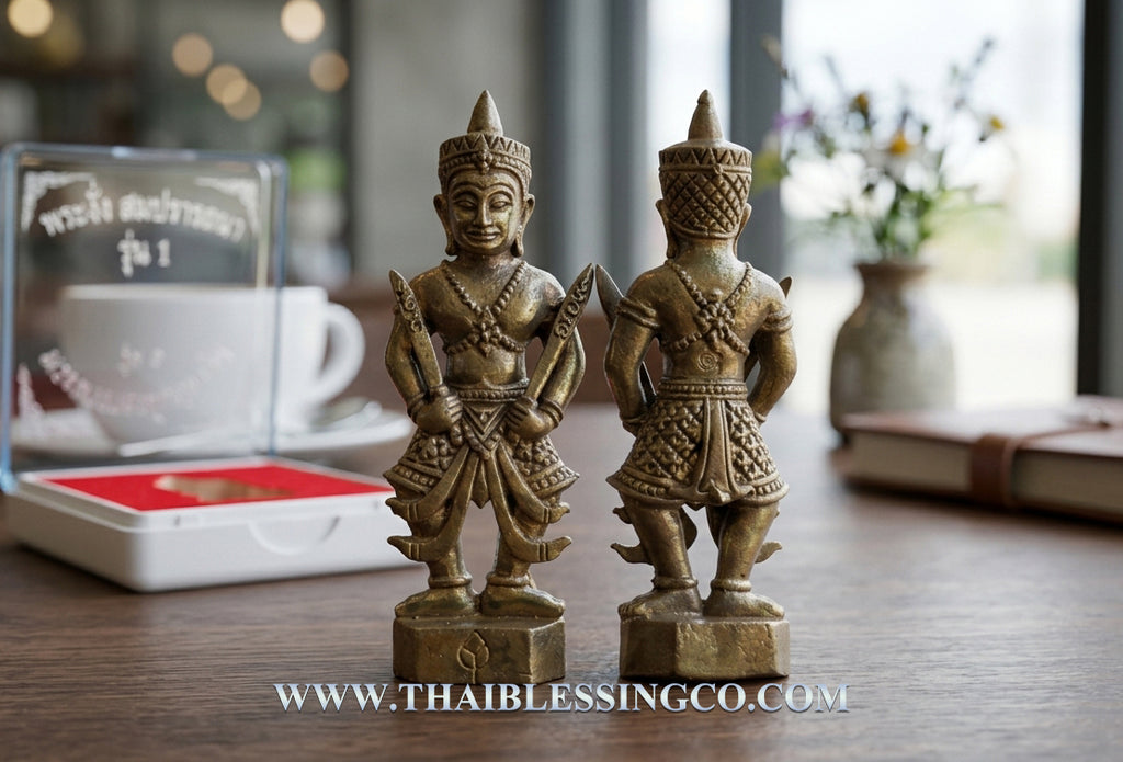 ✨ Imperial "Narayana Avatar" (Phra Narai Plaeng Roop): The Sovereign Shape-Shifter for Absolute Authority, Miracle Success, and Destiny Reversal by Luang Pu Maen (Legendary "Khrua Ta Saeng" & Wat Rakang Lineage Edition)
