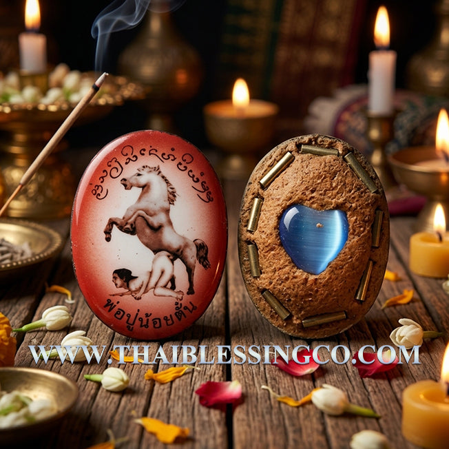 ✨ Sovereign Aphrodite Charger: Authentic Thai Locket Ma Sep Nang Sacred Lanna Talisman by Pho Pu Khru Noi Tan Chiang Mai for Extreme Seduction, Irresistible Charisma & Soulmate Attraction (2555 BE Edition) ✨