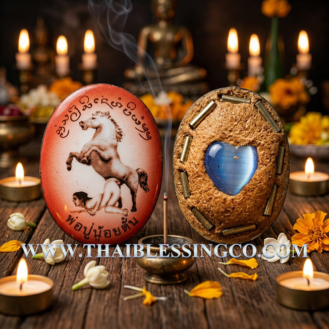 ✨ Sovereign Aphrodite Charger: Authentic Thai Locket Ma Sep Nang Sacred Lanna Talisman by Pho Pu Khru Noi Tan Chiang Mai for Extreme Seduction, Irresistible Charisma & Soulmate Attraction (2555 BE Edition) ✨
