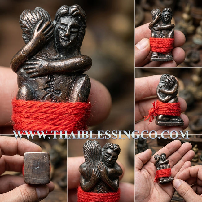 ✨ Sovereign Eternal Union: Authentic Thai Inn-Kham Sacred Bronze Talisman by Ajarn Prakong Rhunjaroen for Supreme Soulmate Attraction, Family Harmony & Infinite Wealth (2561 BE Edition) ✨