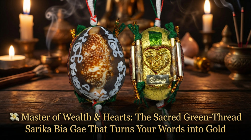 ✨ Sovereign Green-Thread Millionaire Sarika Bia Gae: Ultimate Wealth Magnet & Irresistible Charisma Talisman – Blessed by Lua