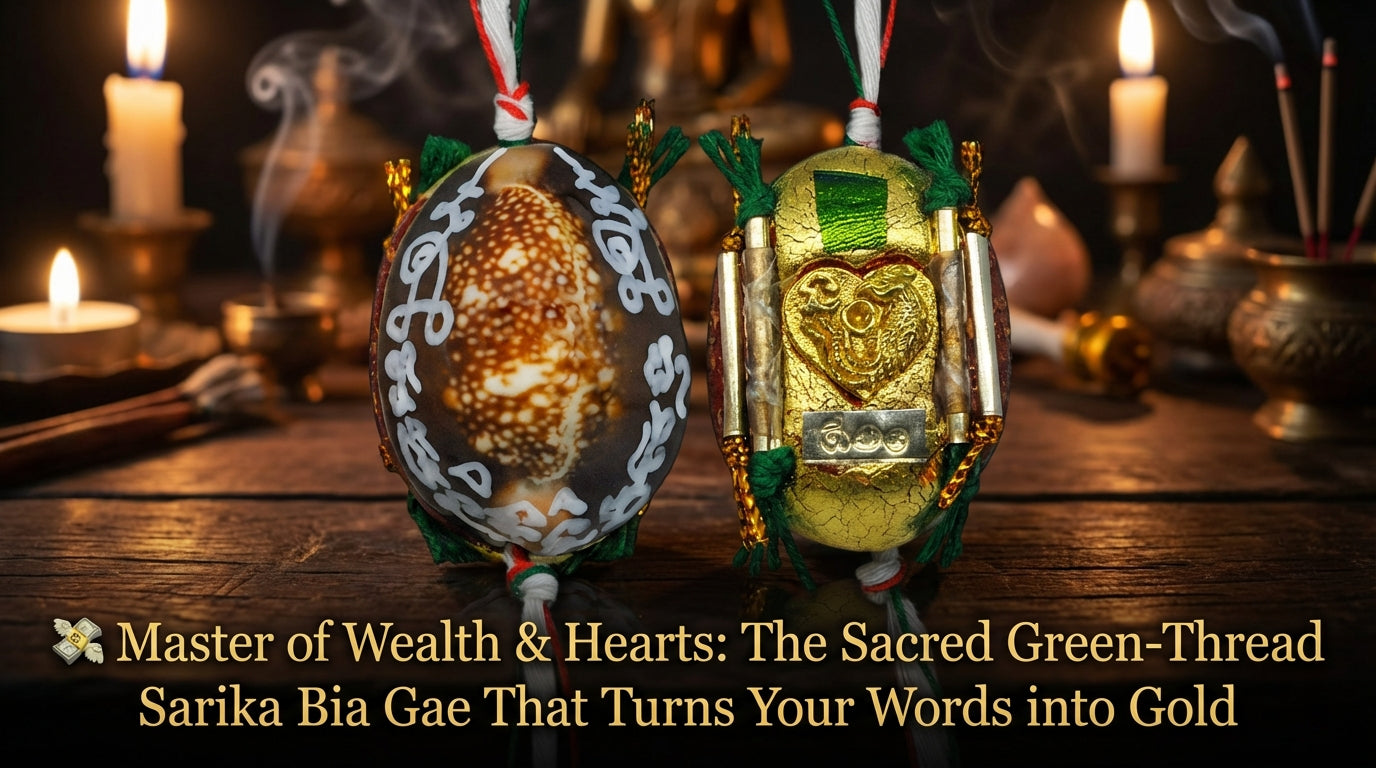 ✨ Sovereign Green-Thread Millionaire Sarika Bia Gae: Ultimate Wealth Magnet & Irresistible Charisma Talisman – Blessed by Lua