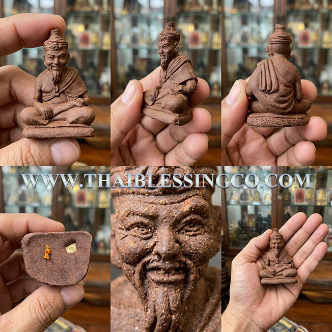✨ Sovereign Hermit Sage: Authentic Thai Lersi Luan Phor Sai Sacred Herbal Talisman for Infinite Wisdom, Wealth Attraction & Divine Protection (Wat Takian Ram 2555 Edition) ✨