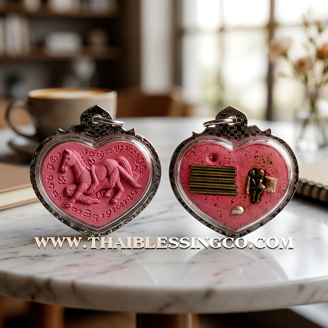 ✨ Sovereign Lanna Passion: Authentic "Ma Sep Nang" (The Celestial Steed & Maiden) Sacred Herbal Charm by Khru Ba Tao (Wat Ban Lao, Chiang Mai) – The Masterpiece for Magnetic Attraction, Wealth, and Commercial Success ✨