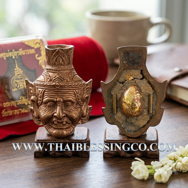 ✨ Sovereign Lersi Narot Masterpiece: Authentic Thai Phra Arjan Sanya Copper Head Talisman with Sacred Bia-Gae Shell, Jindamanee Medicine & Luang Pu Juea’s Holy Relics for Ultimate Karma Reversal, Infinite Healing & Miracle Wealth ✨
