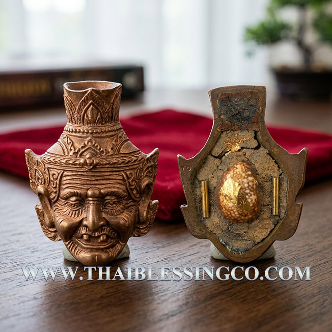 ✨ Sovereign Lersi Narot Masterpiece: Authentic Thai Phra Arjan Sanya Copper Head Talisman with Sacred Bia-Gae Shell, Jindamanee Medicine & Luang Pu Juea’s Holy Relics for Ultimate Karma Reversal, Infinite Healing & Miracle Wealth ✨